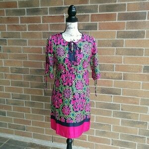 REBECCA Taylor Shift Print Dress